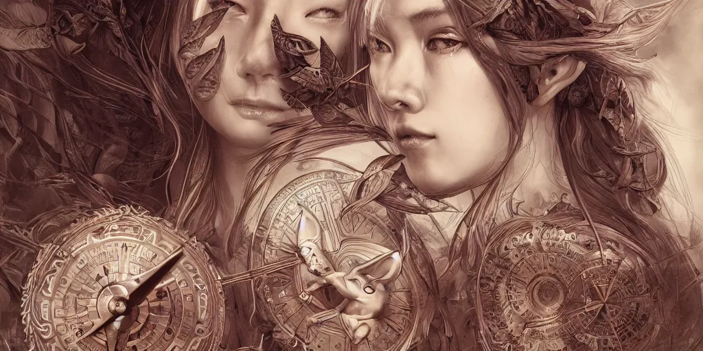 Prompt: hyperrealistic photography of a highly detailed and symmetrical gorgeous nordic female in a compass with approaching gigantic cat in the style of jin kagetsu, james jean and wlop, highly detailed, face symmetry, highly realistic hands, masterpiece, award - winning, sharp focus, intricate concept art, ambient lighting, 8 k, artstation