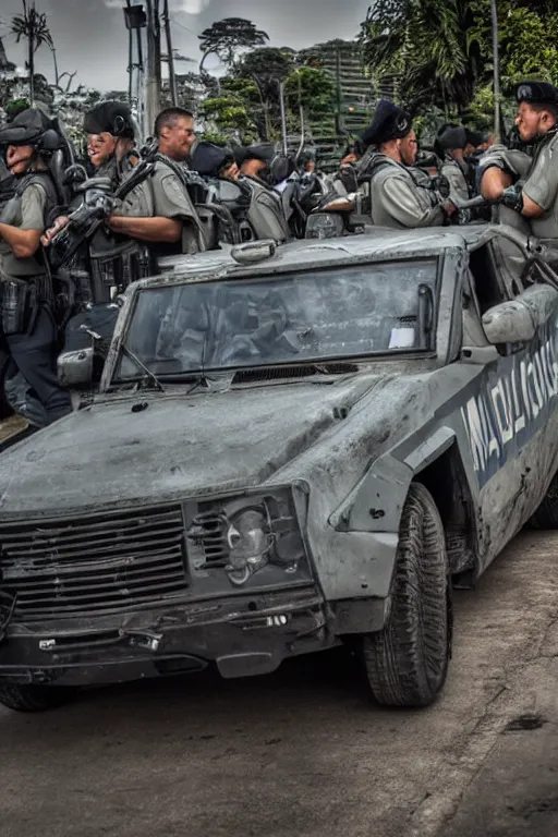 Prompt: carro da policia militar de sao paulo, 8 k, hdr, great light, by greg rutkowski and annie leibowitz