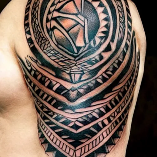 Prompt: female tribal tattoo, detailed