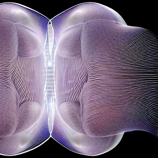 Image similar to minds Neuromorphicly merging with Artificial intelligence anamorphic optical illusion 4k