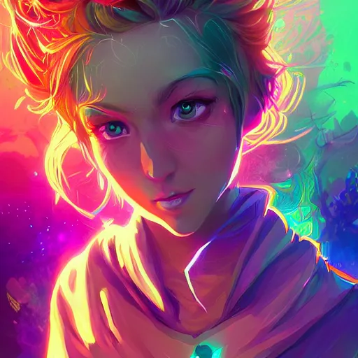 Image similar to skill magic deepdream radiating a glowing aura stuff loot legends stylized digital illustration video game icon artstation lois van baarle, ilya kuvshinov, rossdraws,