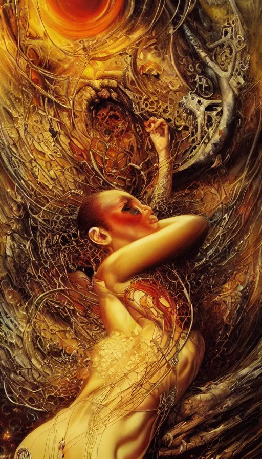 Image similar to The end of an organism, by Karol Bak