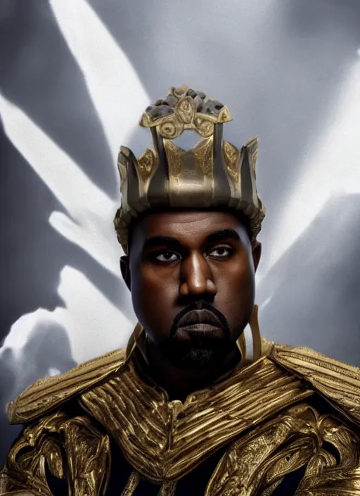 Image similar to kanye west as emperor napoleon in mortal kombat, splash art, movie still, cinematic lighting, dramatic, octane render, long lens, shallow depth of field, bokeh, anamorphic lens flare, 8 k, hyper detailed, 3 5 mm film grain