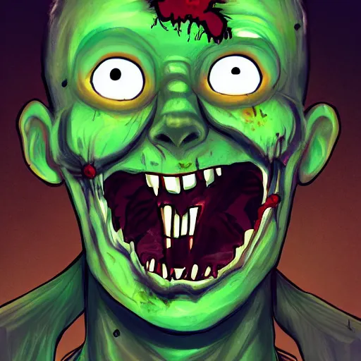 Image similar to selfie of a happy smiling zombie, 8 k, trending on artstation, deviant art,