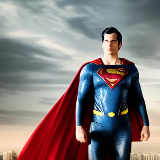 Prompt: superman movie directed by christopher nolan, cinematic lighting, dramatic
