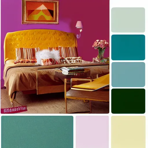 Image similar to most popular 1 9 6 0 s color palette