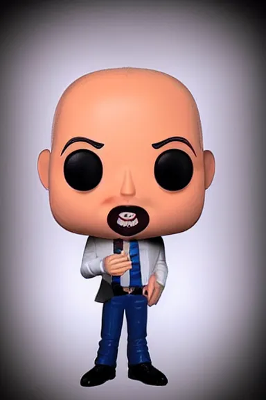 Image similar to “ very very highly detailed photorealistic jeff bezos funko pop, studio lighting and shading, 8 k, award - winning crisp details ”