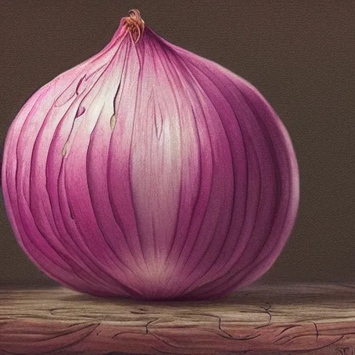 Image similar to onion crying tears art, high detail, 2d