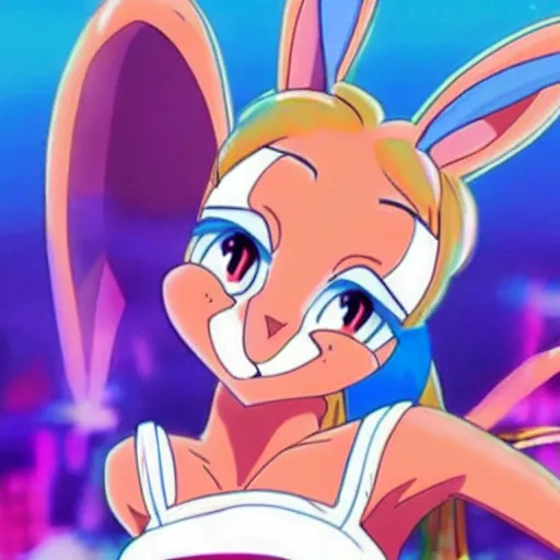 Image similar to Lola Bunny anime girl