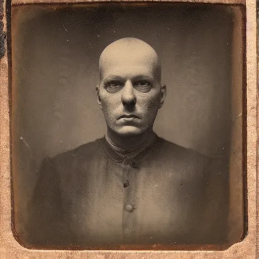 Image similar to tintype photo, pinhead