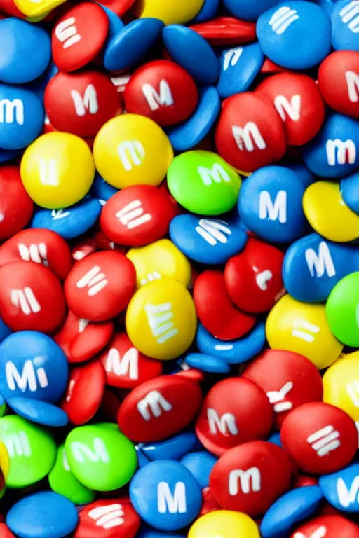Prompt: eminim as a literal m & m, an m & m candy with the face of the rapper eminiem, cartoon animated m & m candy from the movie trailers