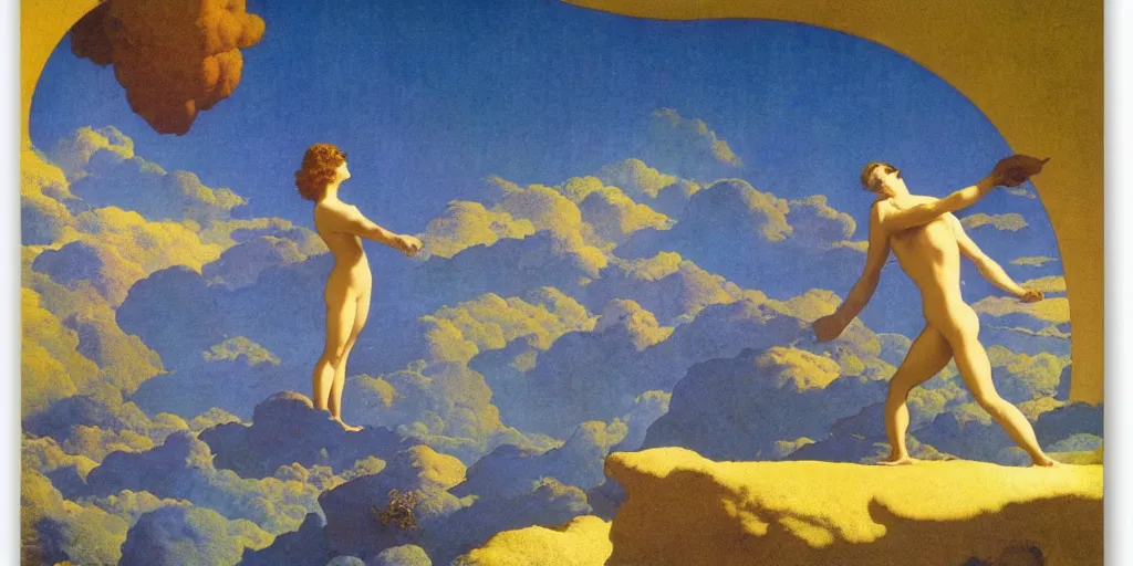 Image similar to !dream ad by Maxfield Parrish