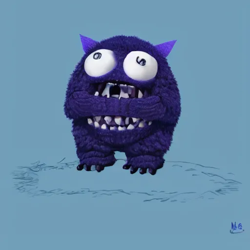 Prompt: chris christie blueberry monster hybrid chimera