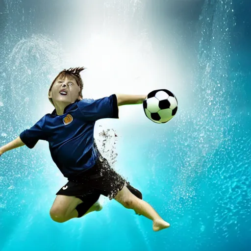 Image similar to underwater soccer