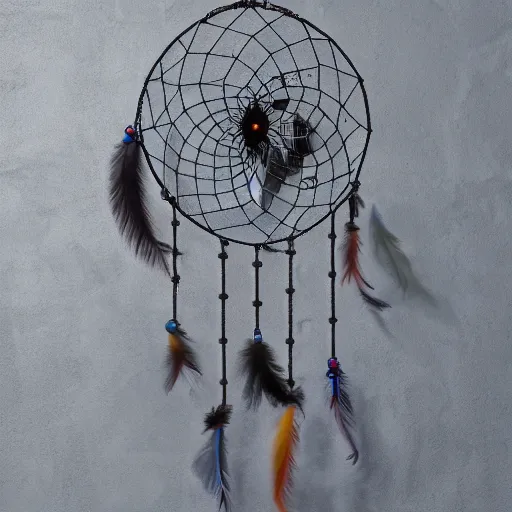 Image similar to photo of a high powered next generation industrial dream catcher