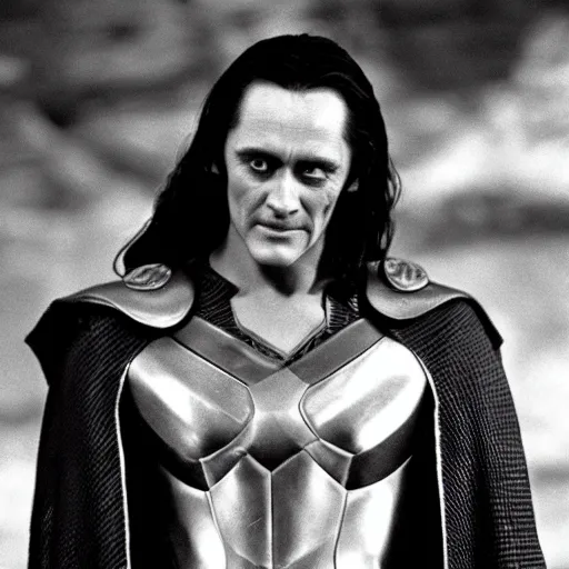 Image similar to still of terence stamp as loki in thor ( 1 9 7 5 )