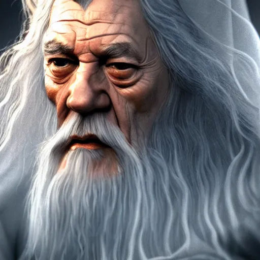 Image similar to gandalf attacks ancient athens, high detail shot, smoking, render, cgsociety, photorealism