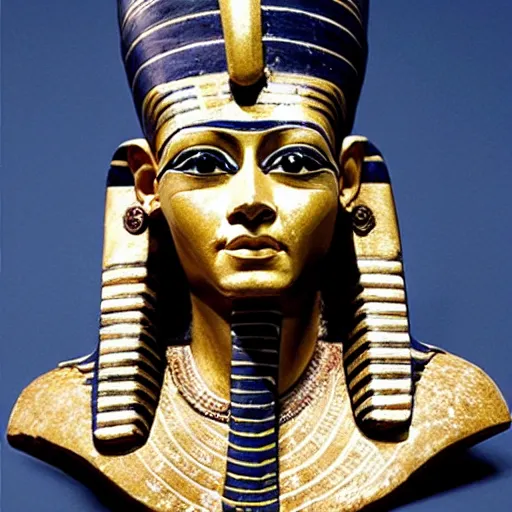 Prompt: johnny depp as the ancient egyptian god osiris