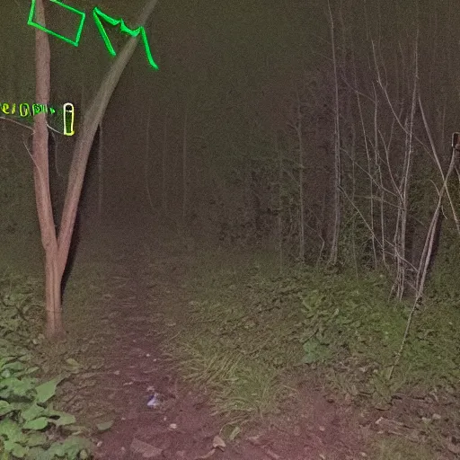 Image similar to lori lightfoot trail cam footage night vision