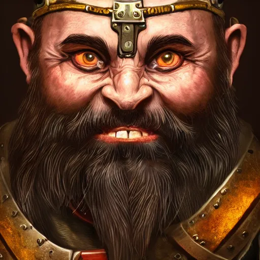 Image similar to a detailed portrait painting of the dwarf cousin okri, from vermintide 2 video game, slayer, berserker, swinging axes, steampunk engineer, artstation, 8 k, fantasy