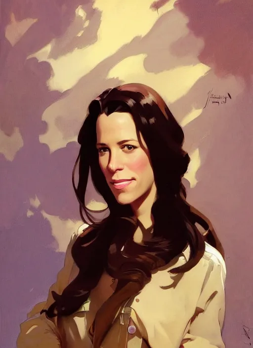 Prompt: portrait of alanis morissette instagram model jodhpurs greg manchess painting by sargent and leyendecker, studio ghibli, fantasy, medium shot, asymmetrical, intricate, elegant, matte painting, illustration, hearthstone, by greg rutkowski, by greg tocchini, by james gilleard, by joe fenton