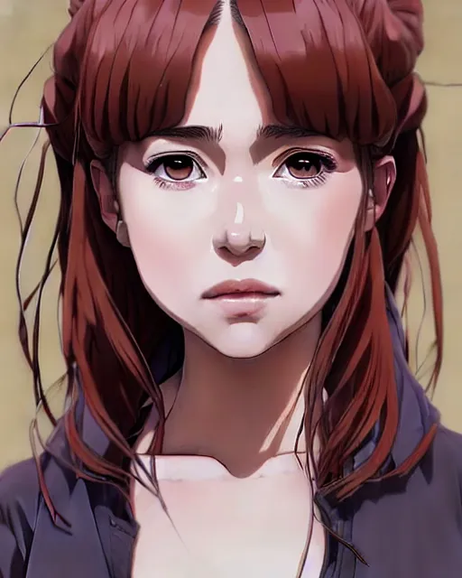 Image similar to portrait Anime as emilia clarke game of thrones girl cute-fine-face, brown-red-hair pretty face, realistic shaded Perfect face, fine details. Anime. game of thrones realistic shaded lighting by Ilya Kuvshinov katsuhiro otomo ghost-in-the-shell, magali villeneuve, artgerm, rutkowski, WLOP Jeremy Lipkin and Giuseppe Dangelico Pino and Michael Garmash and Rob Rey