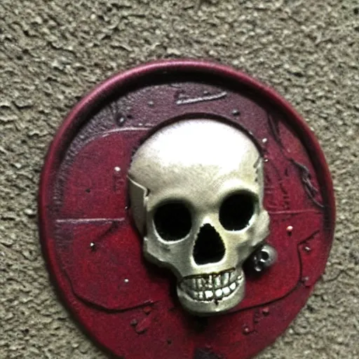 Image similar to Servo Skull. Warhammer 40k