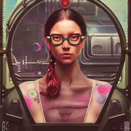 Prompt: Lofi BioPunk portrait callmekevin Pixar style by Tristan Eaton Stanley Artgerm and Tom Bagshaw