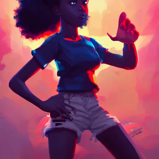 Prompt: afropunk afrika teenager, Video game character design , 2d game fanart behance hd by Jesper Ejsing, by RHADS, Makoto Shinkai and Lois van baarle, ilya kuvshinov, rossdraws global illumination