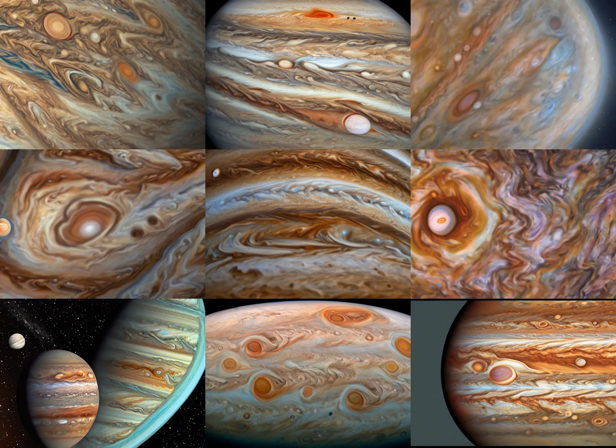 Prompt: new life form on Jupiter, realistic art