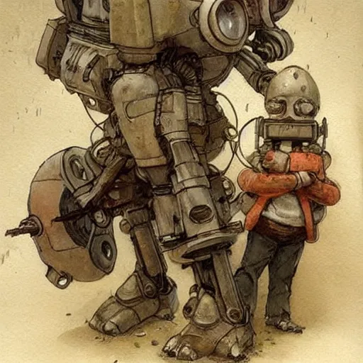 Image similar to (((((((((((cluttered inventors shop full of robots))))))))))) . muted colors. by Jean-Baptiste Monge !!!!!!!!!!!!!!!!!!!!!!!!!!!!!!!!!!!!!!!!