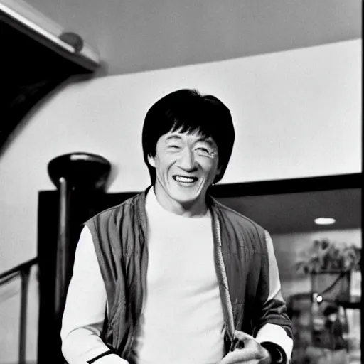 Prompt: jackie chan in the 6 0's