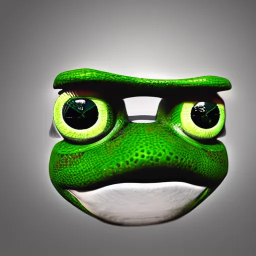 Prompt: 3d render portrait pepe frog, highly detailed, cinematic, illustration, concept art