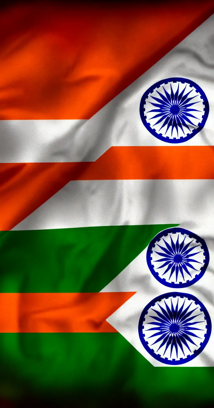 Prompt: realistic photo of indian national flag, very sharp focus, very hyper realistic, highly detailed, fantasy art station