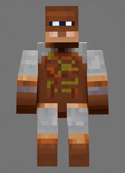 Image similar to an evil mage named lalu, detsiled intricate minecraft character