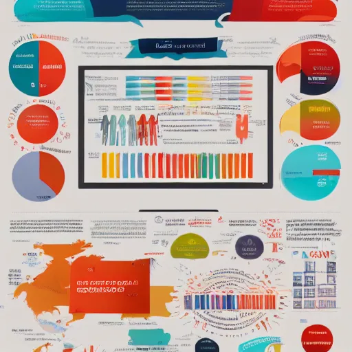 Prompt: large captivating infographic full of color and stunning design