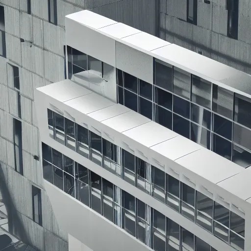 Prompt: an office building shaped as nike logo, hyper realistic, octane render