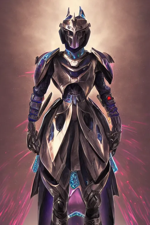 Image similar to helmet armor guardian destiny in witch queen illumination ray tracing hdr fanart arstation by sung choi robot ninja mask and eric pfeiffer and gabriel garza and casper konefal