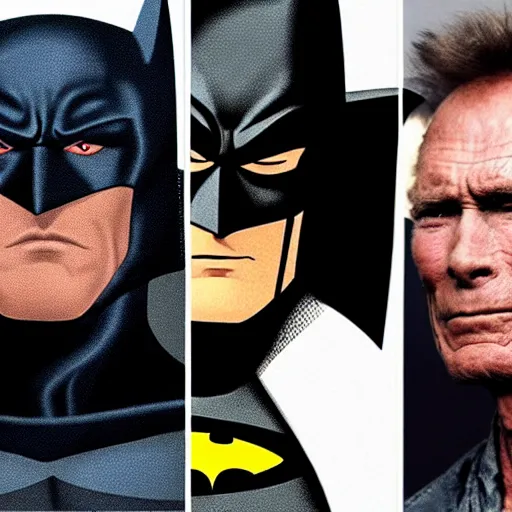 Prompt: clint eastwood as batman