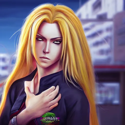 Prompt: tsunade HDR, cinematic, vibrant colors, hyperrealism,high detail, matte finish, high contrast, 3d depth, masterpiece, vivid colors, artstationhd , deviantart