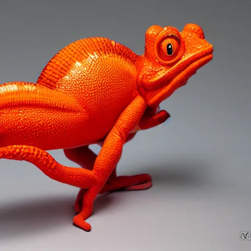 Image similar to chameleon by balloon modeling artist masayoshi matsumoto, studio lighting, 8 k