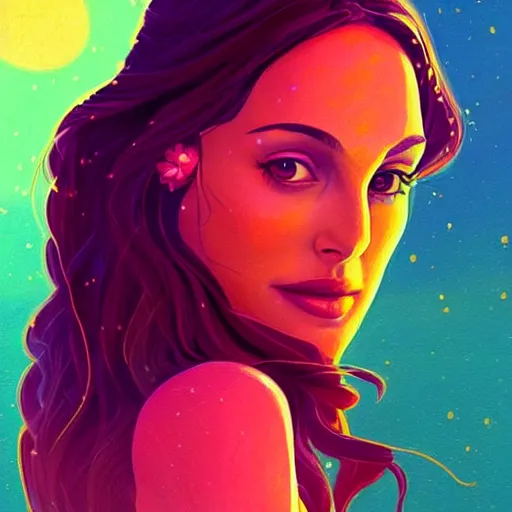 Prompt: beautiful charming goddess of sunshine and roses, inspired by natalie portman and stephanie beatriz, character art portrait, deviantart artstation, by alena aenami, by michael whelan, behance hd, bokeh