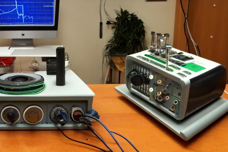 Image similar to an oscilloscope shaking a sound wave, wiggling a weasel, a stoat sinusoid spectacle : the wiggle and the wave - the wiggle is the wave!