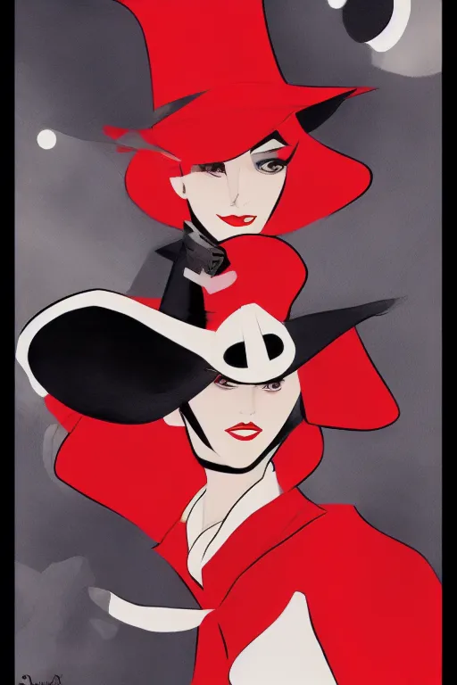 Image similar to carmen sandiego by sho murase