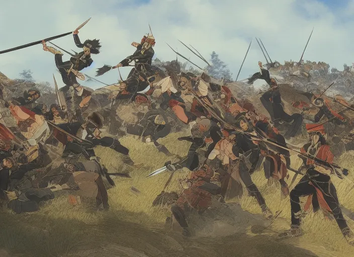 Image similar to battle of balaclava in october 1 8 5 4, finely detailed perfect art, painted by william simpson makoto shinkai takashi takeuchi studio ghibli