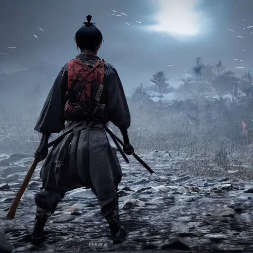 Image similar to the ghost of tsushima