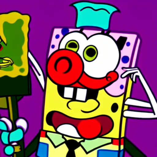 Image similar to spongebob as the 2 0 1 9 joker