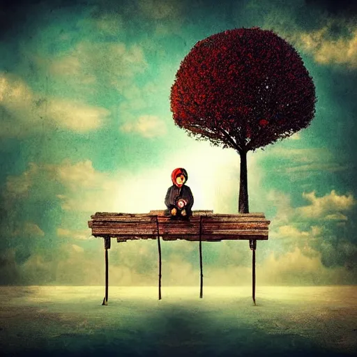 Image similar to A beautiful conceptual art. I was born in a house with a million rooms, built on a small, airless world on the edge of an empire of light and commerce. by Caras Ionut quiet, defined