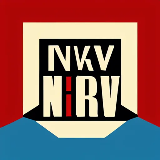 Prompt: NRV logo stylized