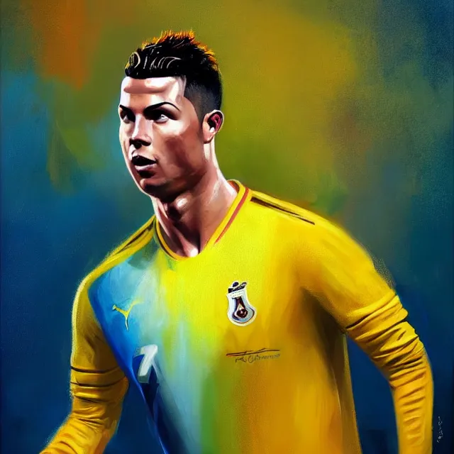 Watercolor #92 Cristiano Ronaldo - Mesmerizer